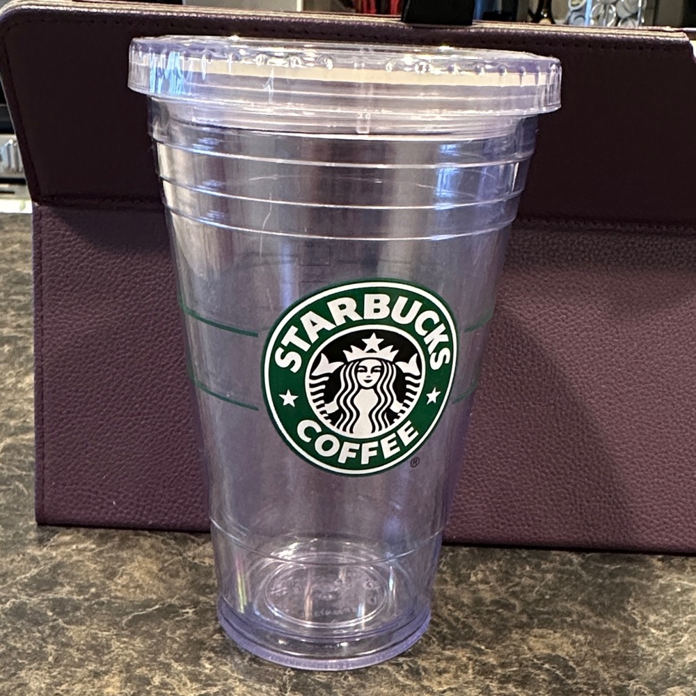 Starbucks Transparent Tumbler with Green Logo